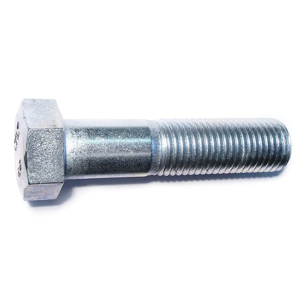Midwest Fastener Class 8.8, M20-2.50 Hex Head Cap Screw, Zinc Plated Steel, 90 mm L, 5 PK 51313 - main